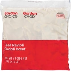 Gordon Choice Ravioli boeuf 2 kg, 1,25 $/100g
