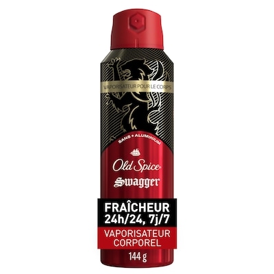 Old Spice Vaporisateur pour le corps sans aluminium pour hommes, Swagger 174 g, 5,56 $/100g