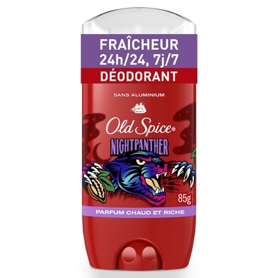 Old Spice Désodorisant sans aluminium Old Spice pour hommes, NightPanther, protection 48 h 85 g, 9,41 $/100g