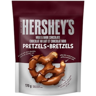 Hershey's Milk Chocolate Dipped Pretzel 170 g, $3.24/100g