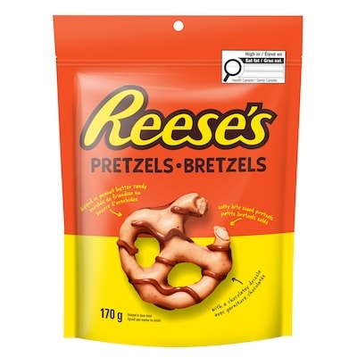 Reese's Coated Pretzels 170 g, $3.52/100g