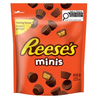 Reese’s Friandises Moules Au Beurre D’Arachides Minis 800 g, 2,06 $/100g