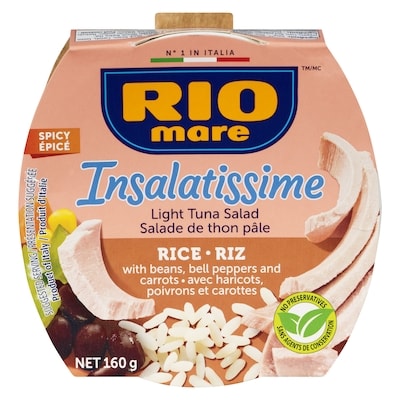 Rio Mare Insalatissime Rice and Light Tuna Salad Spicy  160 g, $2.68/100g
