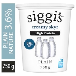 siggi’s Yogourt skyr nature 36 % 750 g, 0,87 $/100g