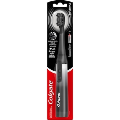 Colgate Toothbrushes, 360 Charcoal Sonic Powered Battery Toothbrush 1 ea, $9.99/1ea