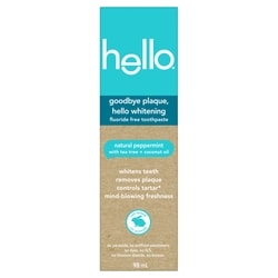 Goodbye Plaque Fluoride Free Toothpaste, Peppermint