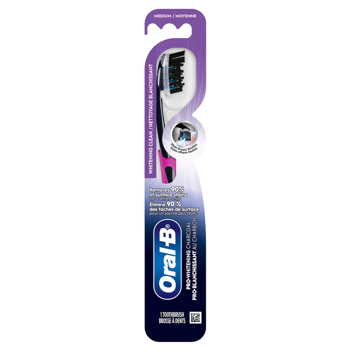 Oral B Pro-Flex Charcoal Manual Toothbrush, Medium 1 ea, $6.99/1ea