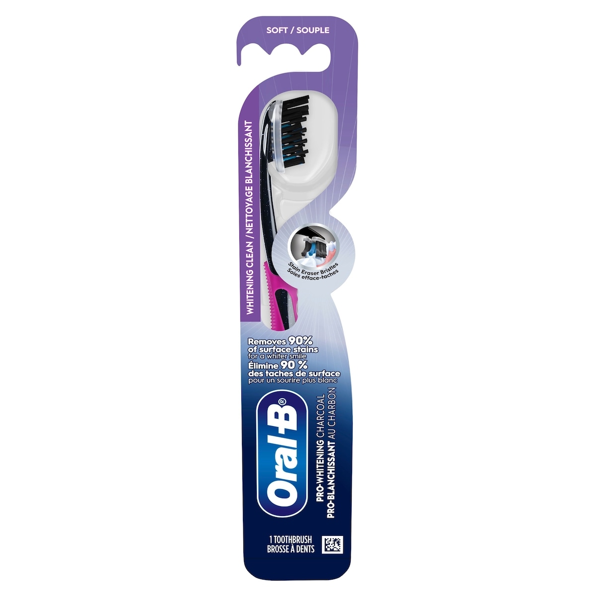 Oral-B Brosse à dents manuelle au charbon Pro-Flex, souple 1 ea, 6,99 $/1ch