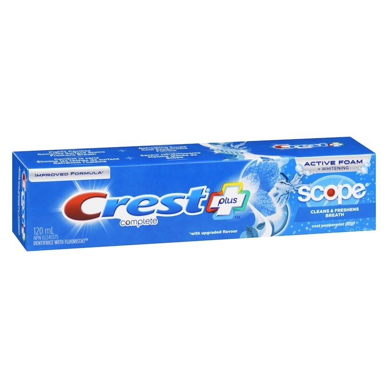 Complete Whitening Plus Scope Cool Peppermint Toothpaste, 120 mL