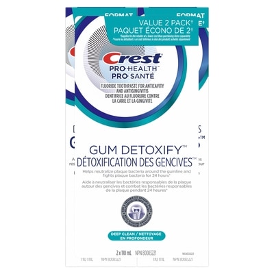 Crest Dentifrice Gum Detoxify Nettoyage En Profondeur 220 ml, 6,81 $/100ml