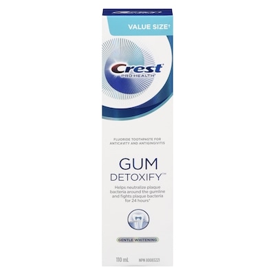 Crest Gum Detoxify Gentle Whitening Toothpaste 110 ml, $6.82/100ml