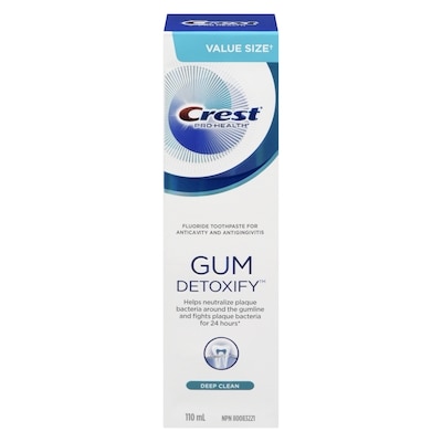 Crest Gum Detoxify Deep Clean Toothpaste 110 ml, $6.81/100ml