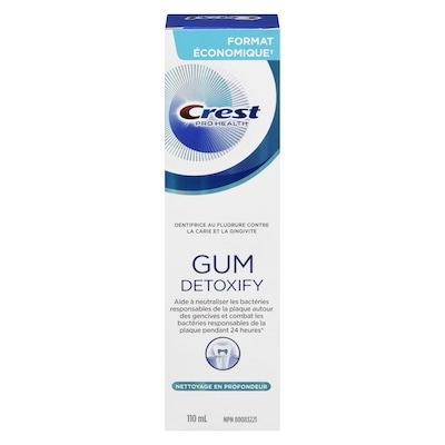 Crest Dentifrice Gum Detoxify Nettoyage en profondeur 110 ml, 8,63 $/100ml