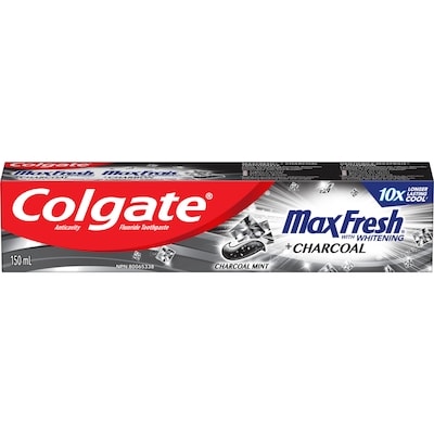 Colgate Dentifrice Colgate MaxFrais avec charbon 150 ml, 2,33 $/100ml