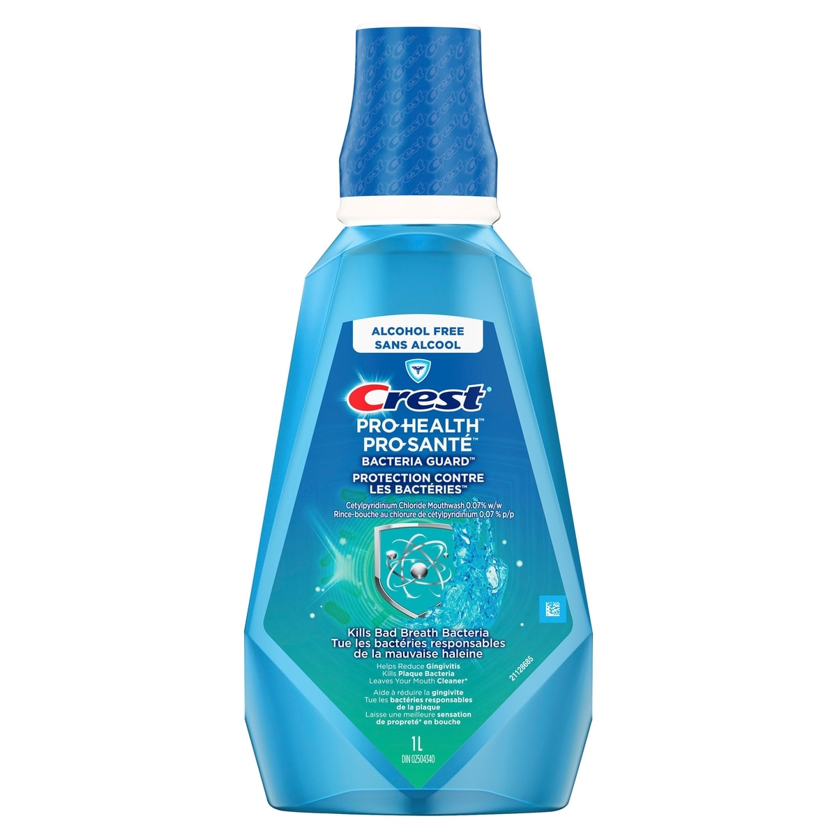 Crest Bacteria Guard Plus Mouthwash with 1.5% Hydrogen Peroxide, Mint 1L 1 l, $0.95/100ml