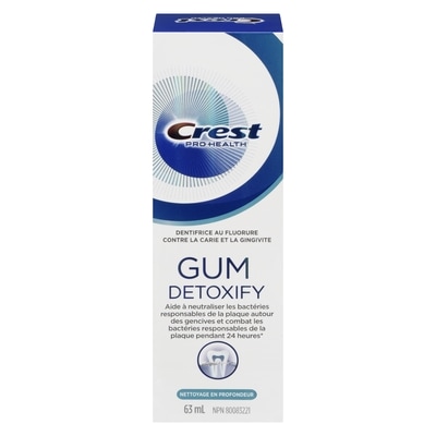 Crest Dentifrice Gum Detoxify Nettoyage en profondeur 63 ml, 8,73 $/100ml