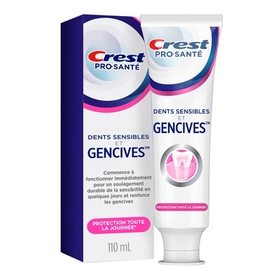 Crest Dentifrice Gum & Sensitivity Protection toute la journée 110 ml, 8,17 $/100ml