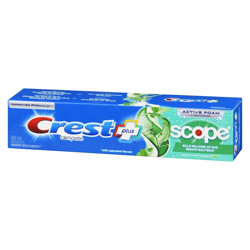 Complete Whitening Plus Scope Minty Fresh Toothpaste, 160 mL