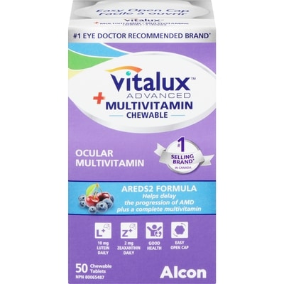Vitalux Chewable Tablets Ocular Multivitamin 50 ea, $0.48/1ea