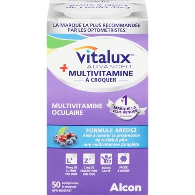 Vitalux VITALUX ADVANCED PLUS MULTIS 50 ea, 0,48 $/1ch