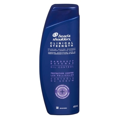 Head & Shoulders Clinical Strength Oil Control Strengthen Shampoo 400 ml, $4.25/100ml