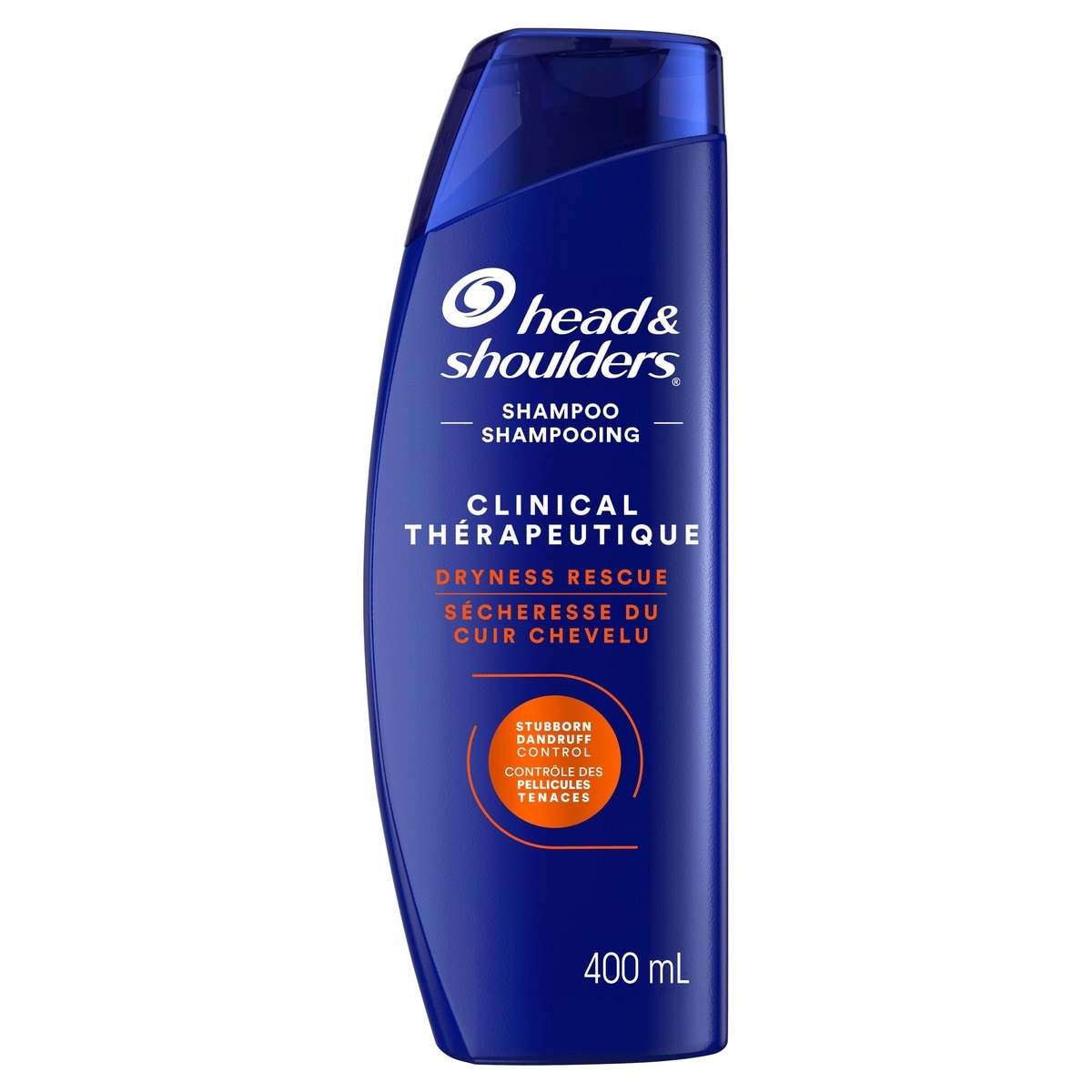 Head & Shoulders Dry Scalp Rescue:  Clinical Strength Dandruff Defense + Dry Scalp Rescue Shampoo 400 ml, $3.75/100ml