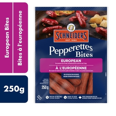 Schneiders Pepperettes Bites Sausage Snacks, European 250 g, $5.00/100g