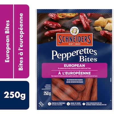 Schneiders Pepperettes Bites Sausage Snacks, European 250 g, $4.80/100g