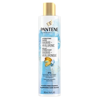 Pantene Hydrating Glow with Baobab Essence Shampoo, Sulfate- and Silicone-free 285 ml, $3.86/100ml