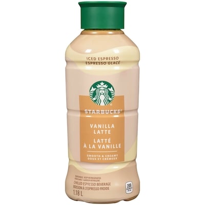 Starbucks Espressos glacés Classiques Starbucks Latte à la vanille 1.18 l, 0,72 $/100ml