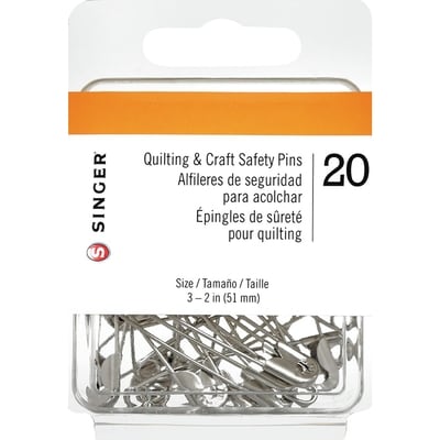 Singer Safety Pins 20x1.0 ea, $0.27/1ea