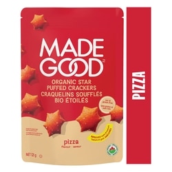 Made Good Pizza Star Puffed Crackers 121 g, $4.54/100g