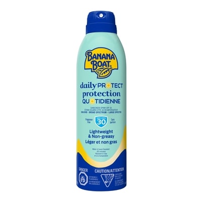 Banana Boat Daily Protect Daily Sunscreen Spray, SPF 30 226 g, $6.41/100g