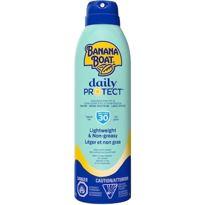 Banana Boat Daily Protect Daily Sunscreen Spray, SPF 30 226 g, $5.31/100g