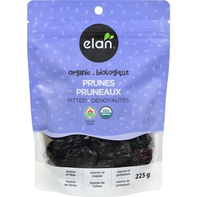 Elan Pitted Prunes Organic 225 g, $2.45/100g