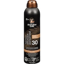 Australian Gold Continuous Spray Sunscreen Instant Bronzer Broad Spectrum Spf 30 177 ml, $9.32/100ml