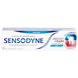 Sensodyne Dentifrice menthe 75 ml, 10,00 $/100ml