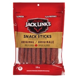 Jack Link’s Originale Grignotises De Saucisson 225 g, 4,88 $/100g