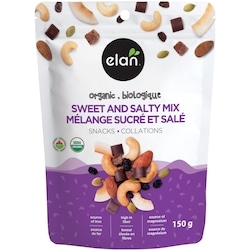 Elan Mélange Sucré Salé Bio 150 g, 3,99 $/100g