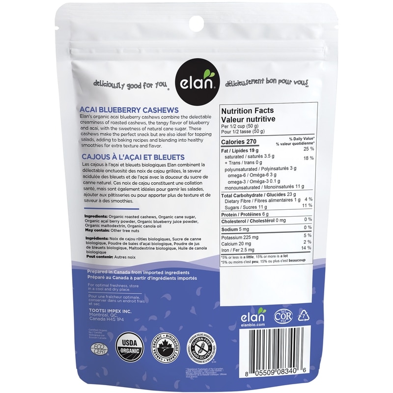 Acai Blueberry Cashew Organic