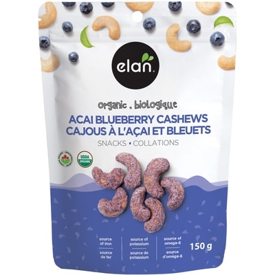 Elan Acai Myrtille Noix De Cajou Bio 150 g, 4,26 $/100g