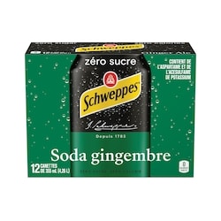 Schweppes Ginger Ale sans sucre 12x355.0 ml, 0,21 $/100ml
