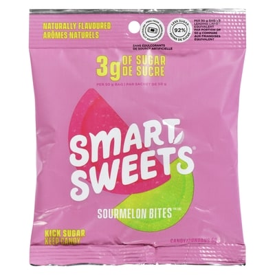 Smart Sweets Melon Bites 50 g, $8.00/100g