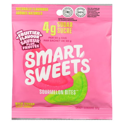 Smart Sweets Smart Sweets Sourmelon Bites 50 g, 8,98 $/100g