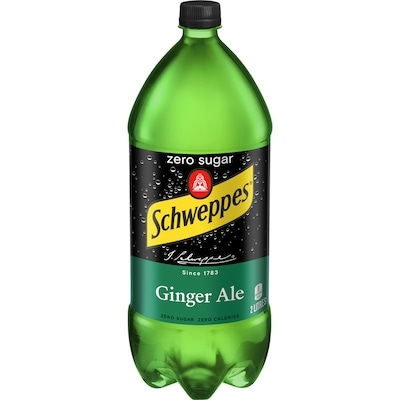 Schweppes Zero Sugar Ginger Ale    2 l, $0.10/100ml