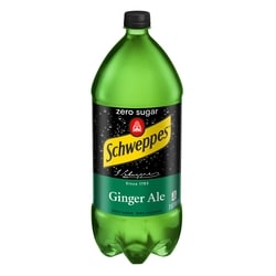 Schweppes Zero Sugar Ginger Ale    2 l, $0.20/100ml
