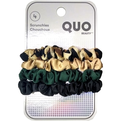 Quo Beauty Satin Scrunchies 4 ea, 3,12 $/1ch