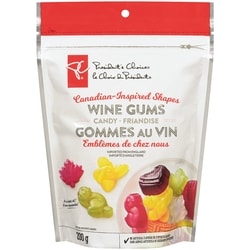 President's Choice Canadian-Inspired Shapes Wine Gums 200 g, $1.75/100g