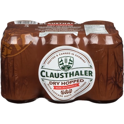 CLAUSTHALER Clausthaler Non-Alcoholic Beer Dry Hopped 6x330.0 ml, $0.81/100ml
