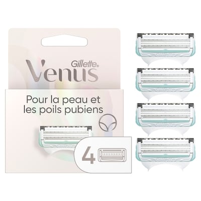 Gillette VENUS INTIMATES 4 ea, 6,12 $/1ch